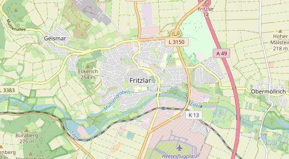 Zahnarzt auf Karte