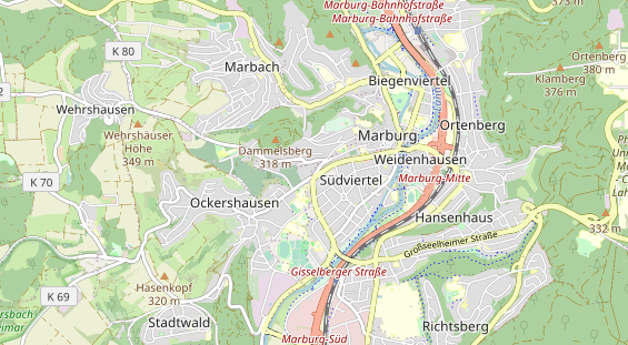Zahnarzt auf Karte