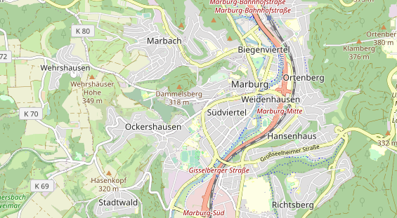 Zahnarzt auf Karte