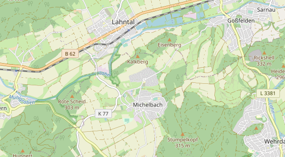 Zahnarzt auf Karte