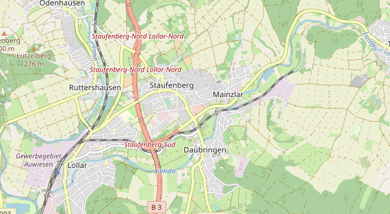Zahnarzt auf Karte