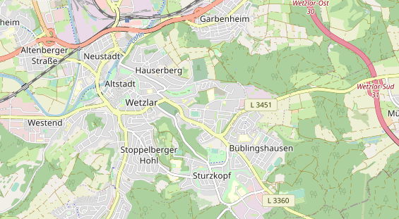 Zahnarzt auf Karte