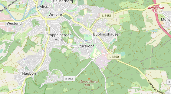 Zahnarzt auf Karte