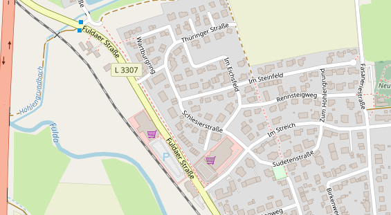 Zahnarzt auf Satellitenbild