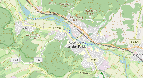 Zahnarzt auf Karte