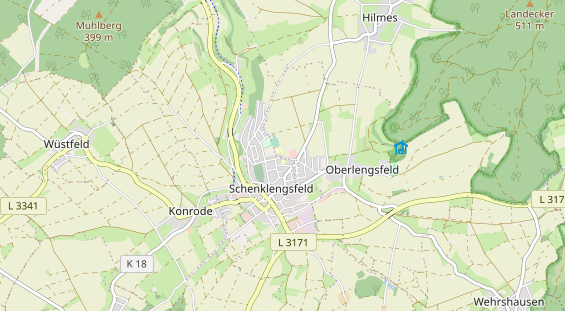 Zahnarzt auf Karte
