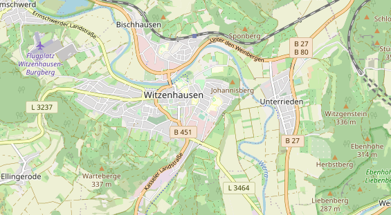 Zahnarzt auf Karte