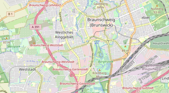 Zahnarzt auf Karte