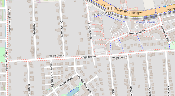 Zahnarzt auf Satellitenbild