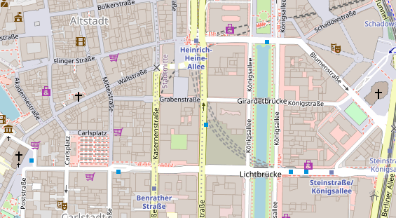 Zahnarzt auf Satellitenbild
