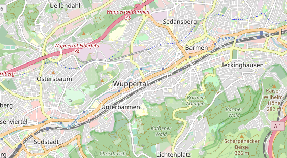Zahnarzt auf Karte