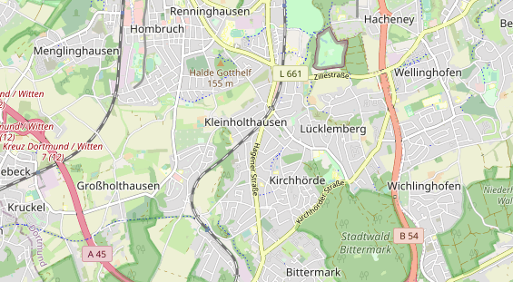 Zahnarzt auf Karte