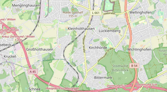 Zahnarzt auf Karte