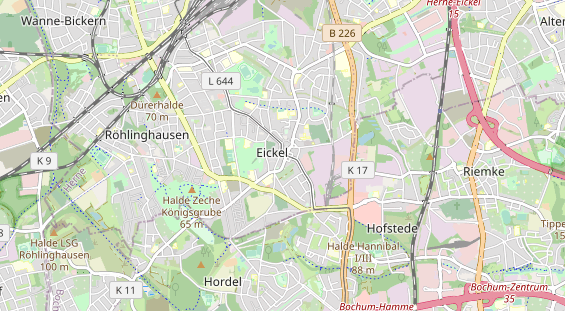 Zahnarzt auf Karte