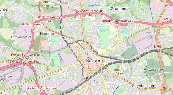 Zahnarzt auf Karte