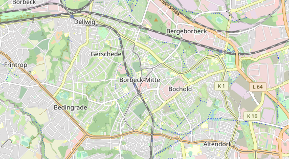 Zahnarzt auf Karte