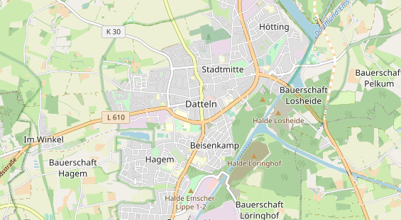Zahnarzt auf Karte