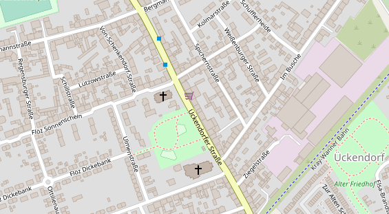 Zahnarzt auf Satellitenbild