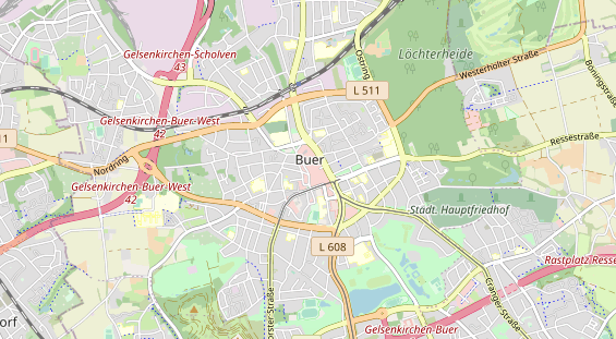 Zahnarzt auf Karte