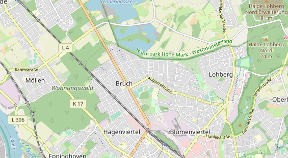 Zahnarzt auf Karte