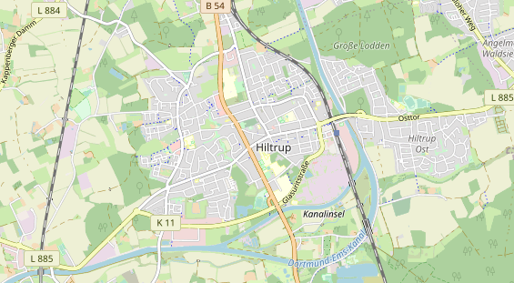 Zahnarzt auf Karte