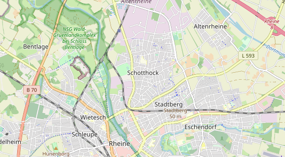 Zahnarzt auf Karte