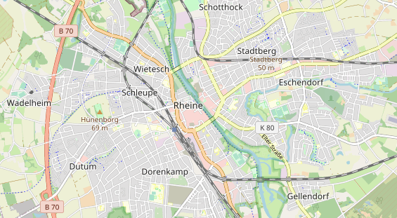 Zahnarzt auf Karte