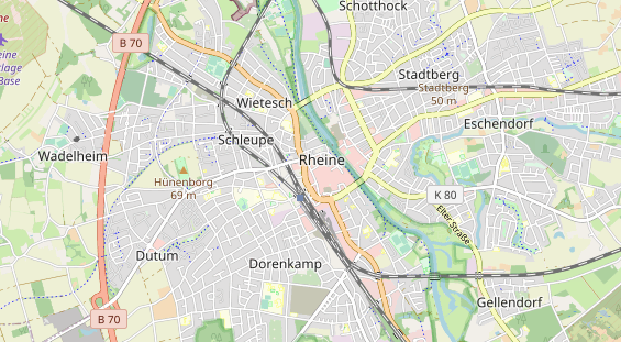Zahnarzt auf Karte