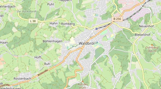 Zahnarzt auf Karte