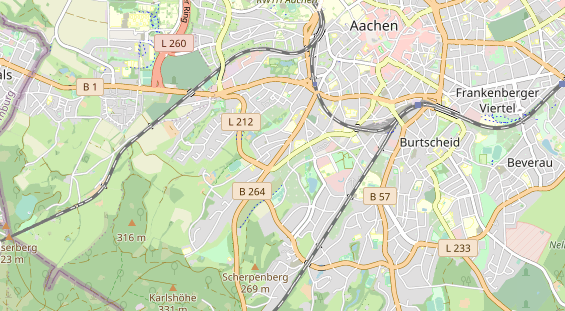 Zahnarzt auf Karte