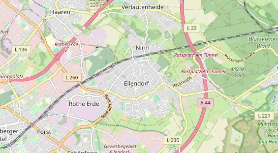 Zahnarzt auf Karte
