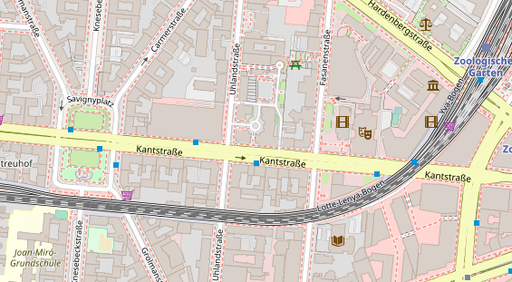 Zahnarzt auf Satellitenbild