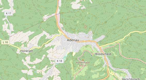 Zahnarzt auf Karte