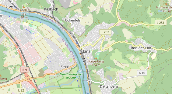 Zahnarzt auf Karte