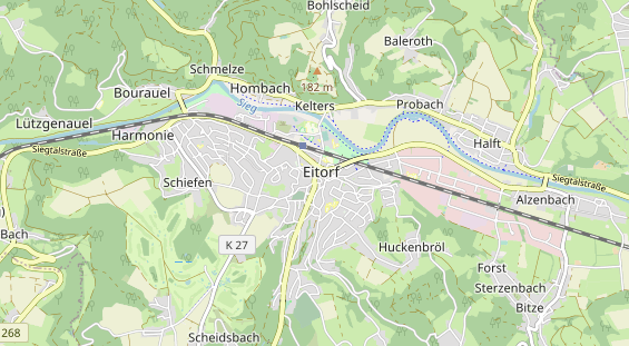Zahnarzt auf Karte