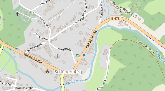 Zahnarzt auf Karte