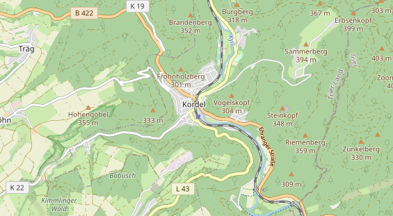 Zahnarzt auf Karte