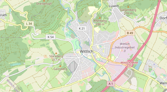 Zahnarzt auf Karte