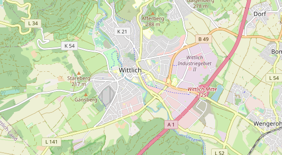 Zahnarzt auf Karte