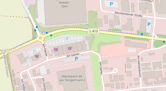 Zahnarzt auf Karte