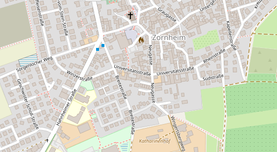 Zahnarzt auf Karte