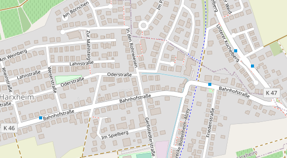 Zahnarzt auf Satellitenbild