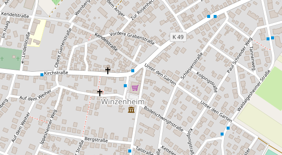 Zahnarzt auf Satellitenbild