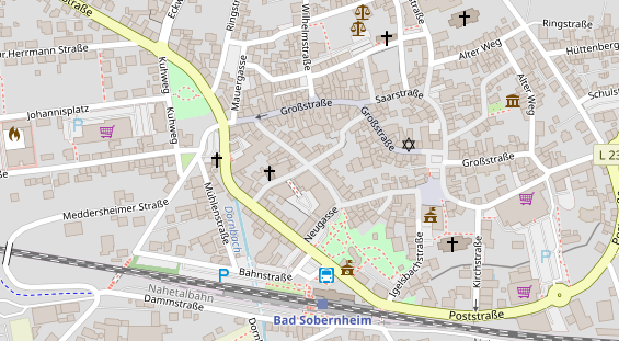 Zahnarzt auf Karte