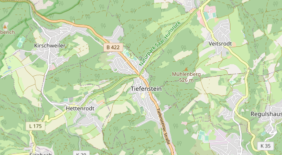 Zahnarzt auf Karte