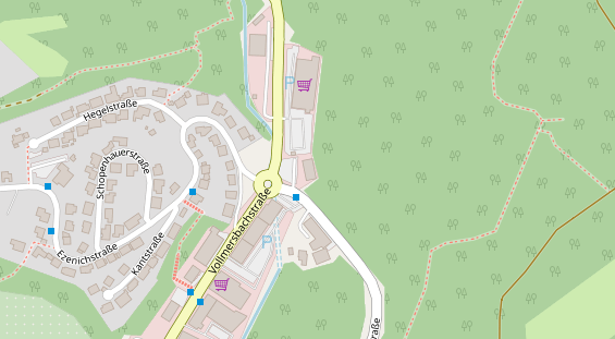 Zahnarzt auf Satellitenbild