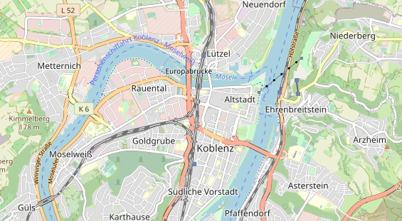 Zahnarzt auf Karte
