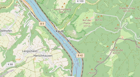 Zahnarzt auf Karte
