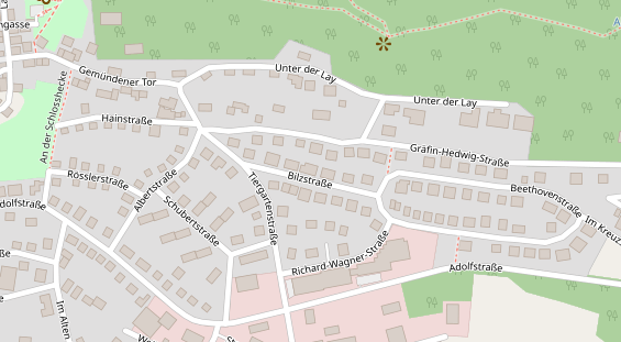 Zahnarzt auf Satellitenbild