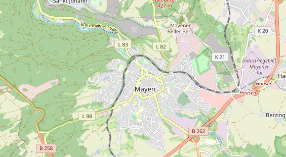 Zahnarzt auf Karte
